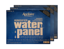 Load image into Gallery viewer, Aprilaire number twelve water panel humidifier pad three pack