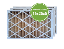 Load image into Gallery viewer, Honeywell sixteen by twenty five by five box filter three pack