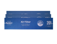 Load image into Gallery viewer, Aprilaire two hundred and one air cleaner filter three pack