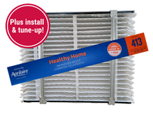 Load image into Gallery viewer, Aprilaire four hundred and thirteen healthy home furnace filter with upgrade kit installation and tune up