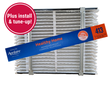 Load image into Gallery viewer, Aprilaire four hundred and thirteen healthy home furnace filter with upgrade kit installation and tune up
